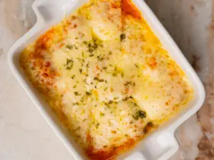 rose mandu gratin