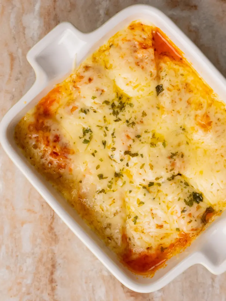 rose mandu gratin