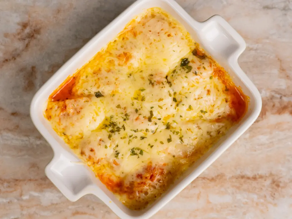 rose mandu gratin