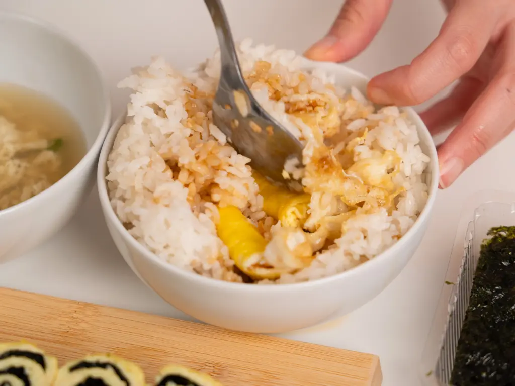 gyeran bapsang, gyeran bap, egg rice