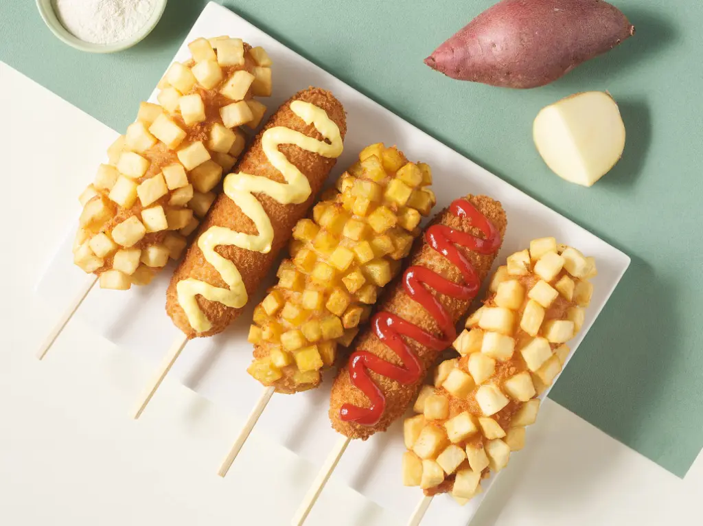 korean corn dog, myeongrang hot dog