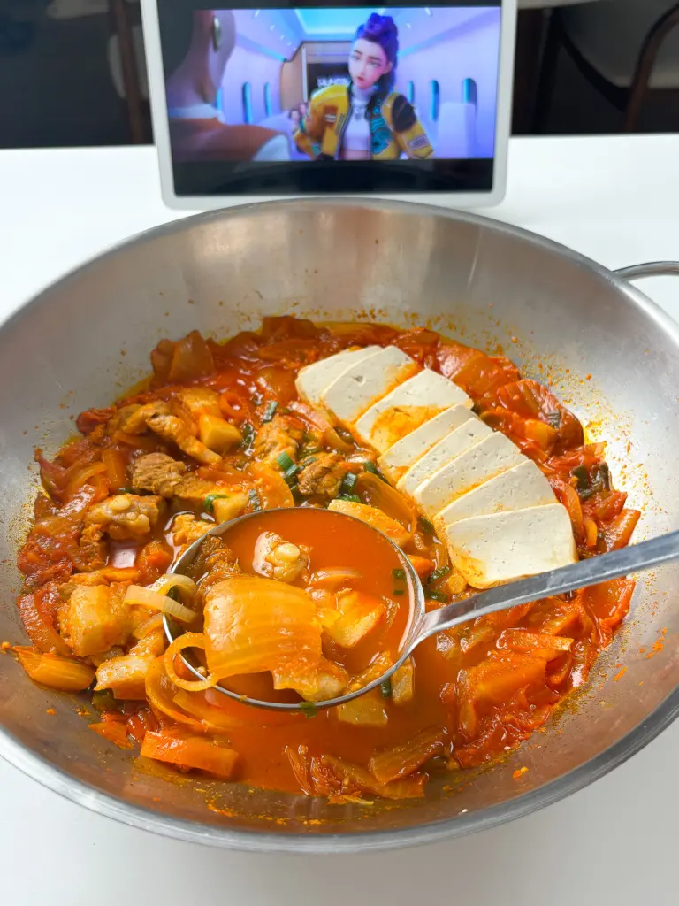 Easy Pork Kimchi Jjigae Recipe with Aged Kimchi pork kimchi jjigae with aged kimchi