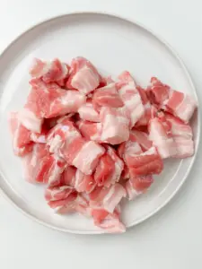 pork kimchi jjigae with aged kimchi