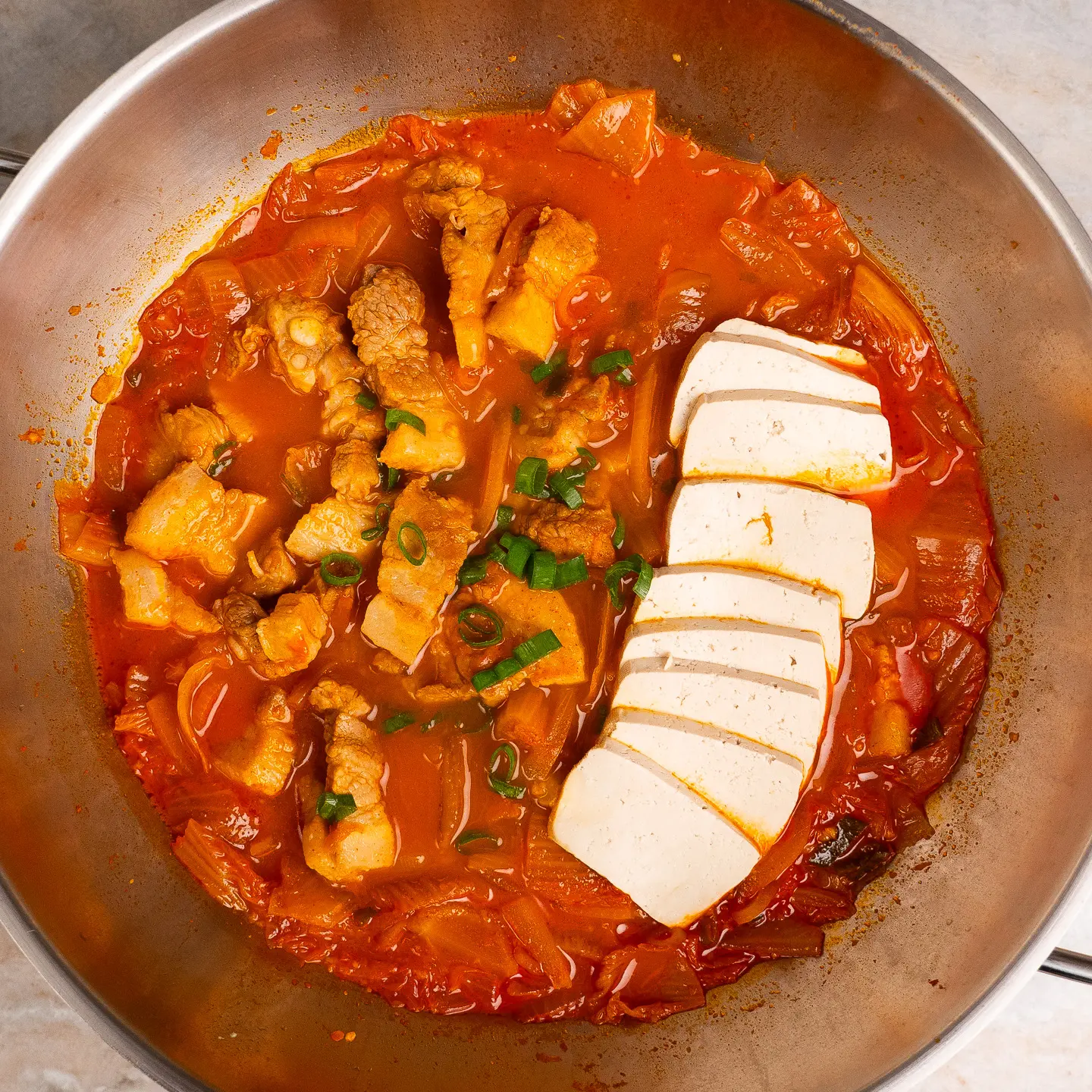 Easy Pork Kimchi Jjigae Recipe with Aged Kimchi pork kimchi jjigae with aged kimchi
