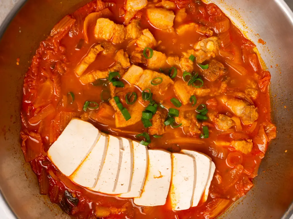 Easy Pork Kimchi Jjigae Recipe with Aged Kimchi pork kimchi jjigae with aged kimchi