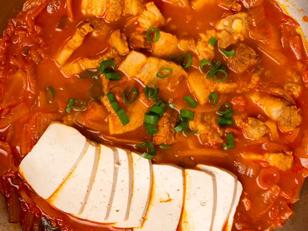 Easy Pork Kimchi Jjigae Recipe with Aged Kimchi pork kimchi jjigae with aged kimchi