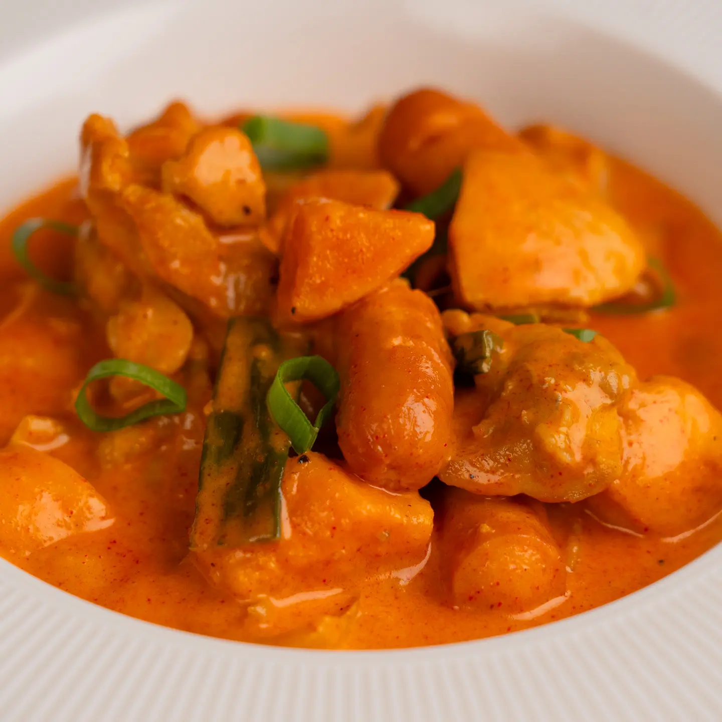 Korean Rose Jjimdak: Creamy Gochujang Braised Chicken rose jjimdak
