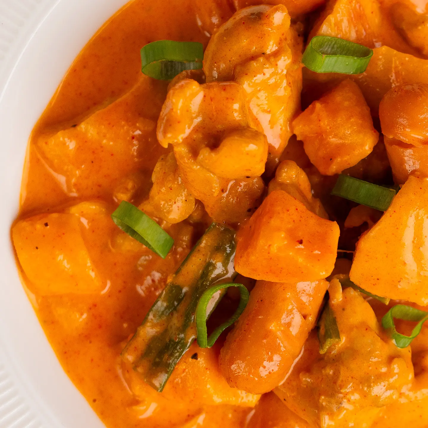 Korean Rose Jjimdak: Creamy Gochujang Braised Chicken rose jjimdak