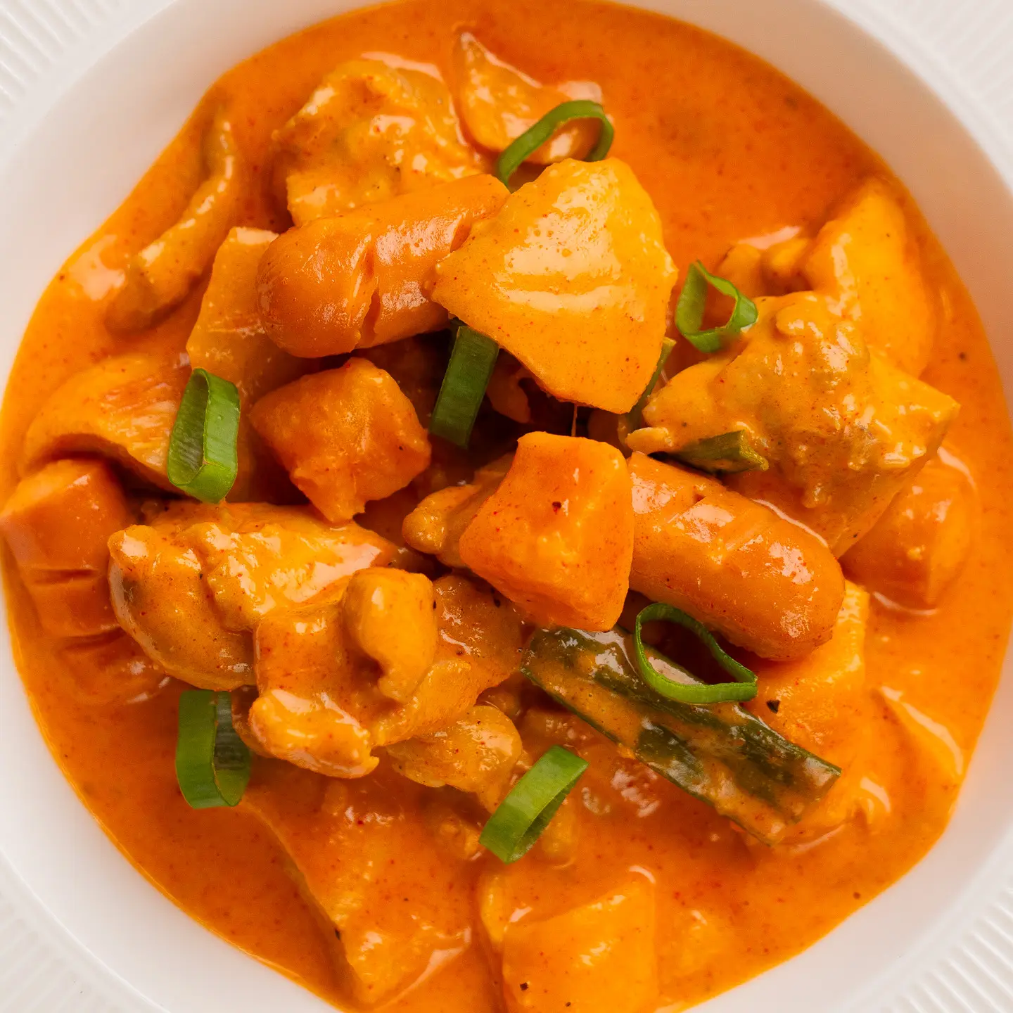 Korean Rose Jjimdak: Creamy Gochujang Braised Chicken rose jjimdak