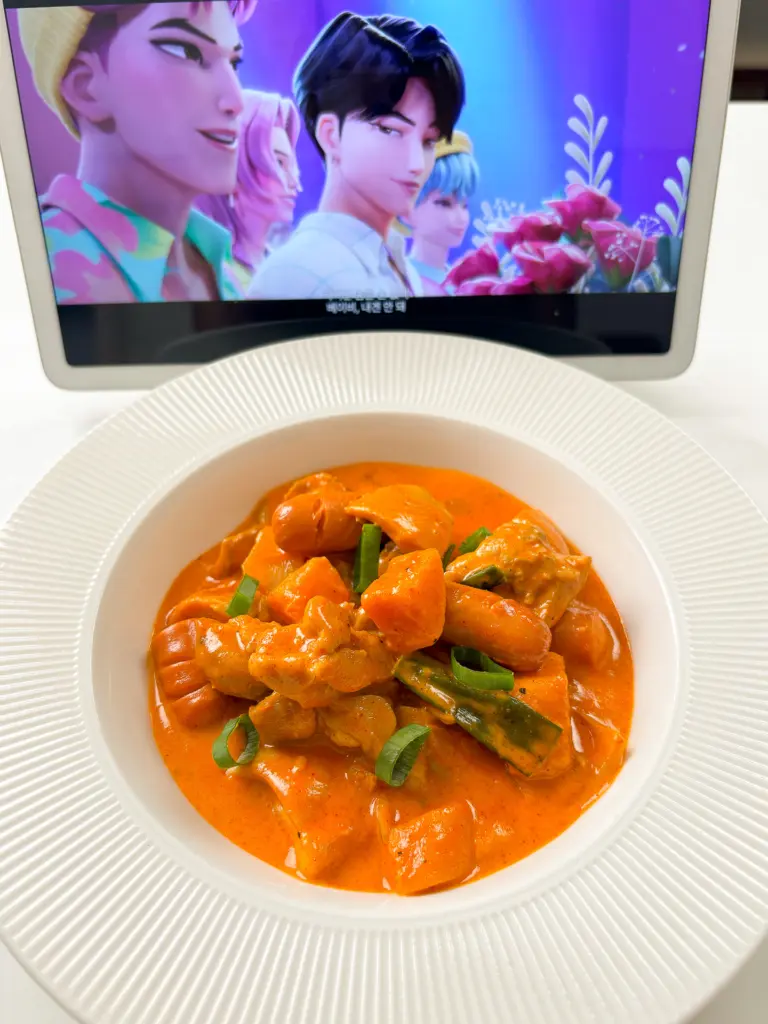 Korean Rose Jjimdak: Creamy Gochujang Braised Chicken rose jjimdak