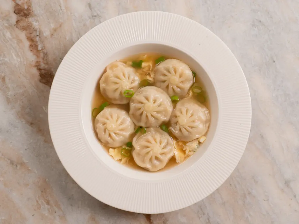 egg mandu soup