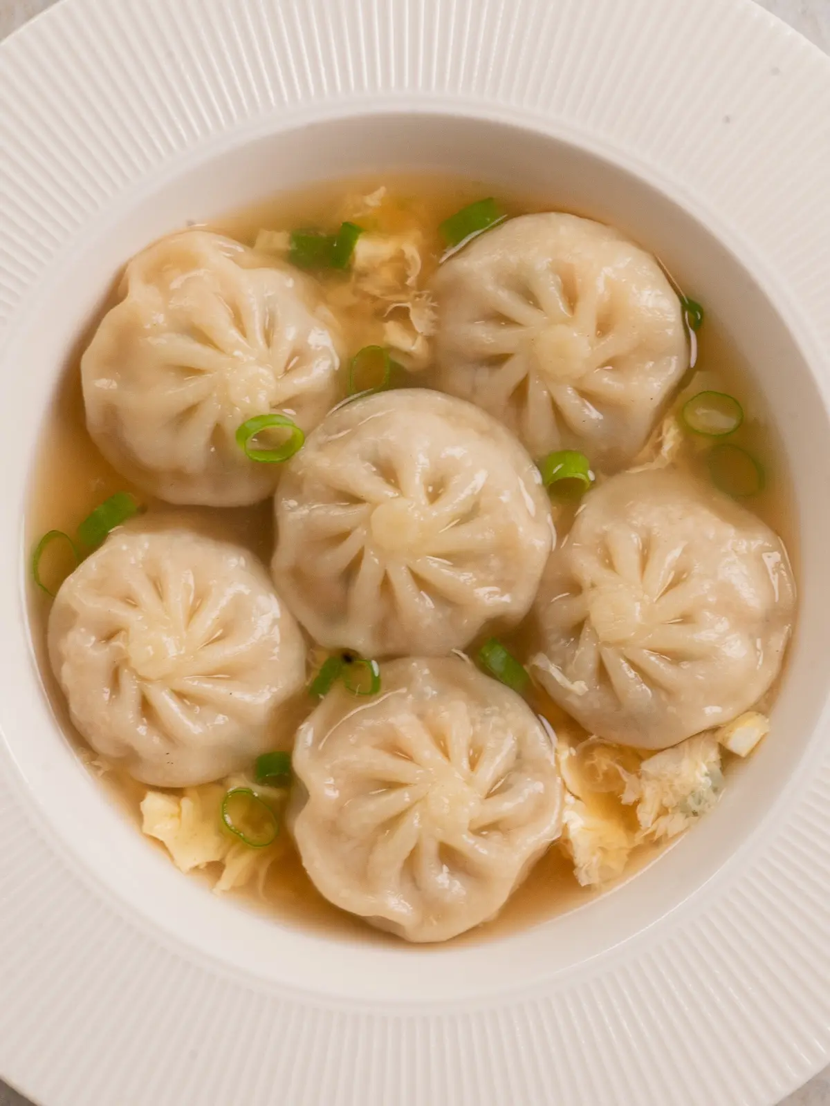 egg mandu soup