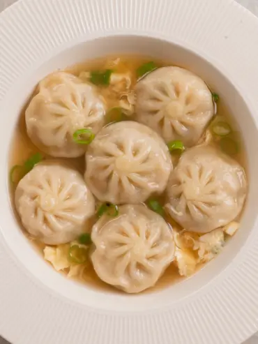 egg mandu soup