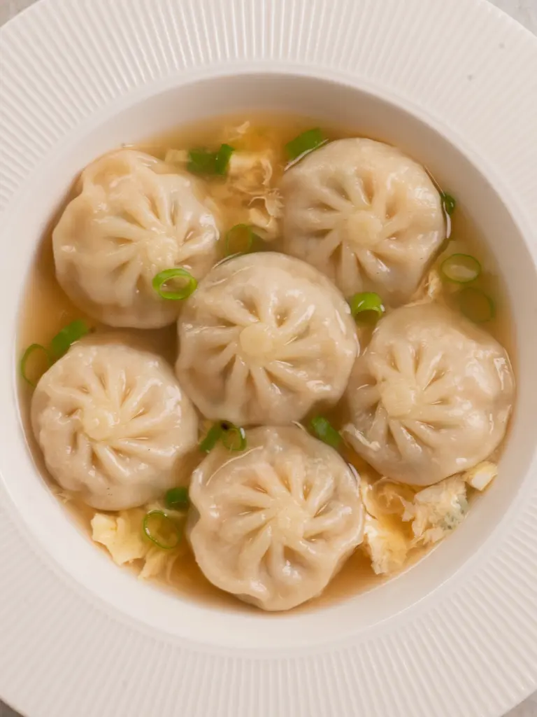 egg mandu soup