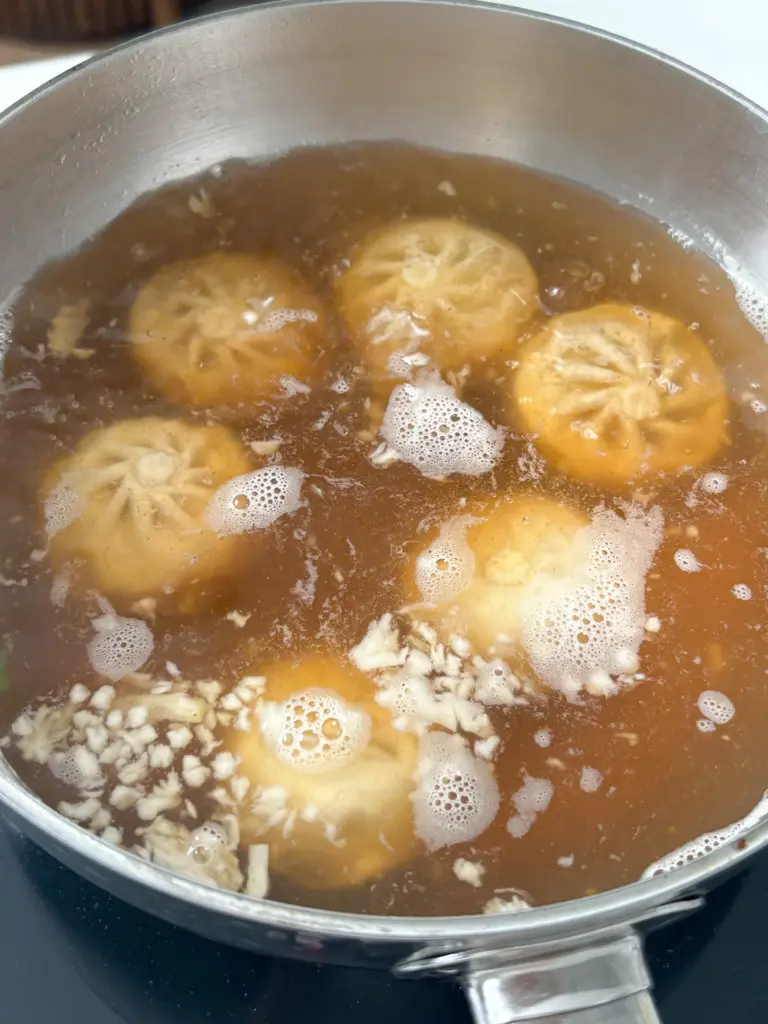 egg mandu soup