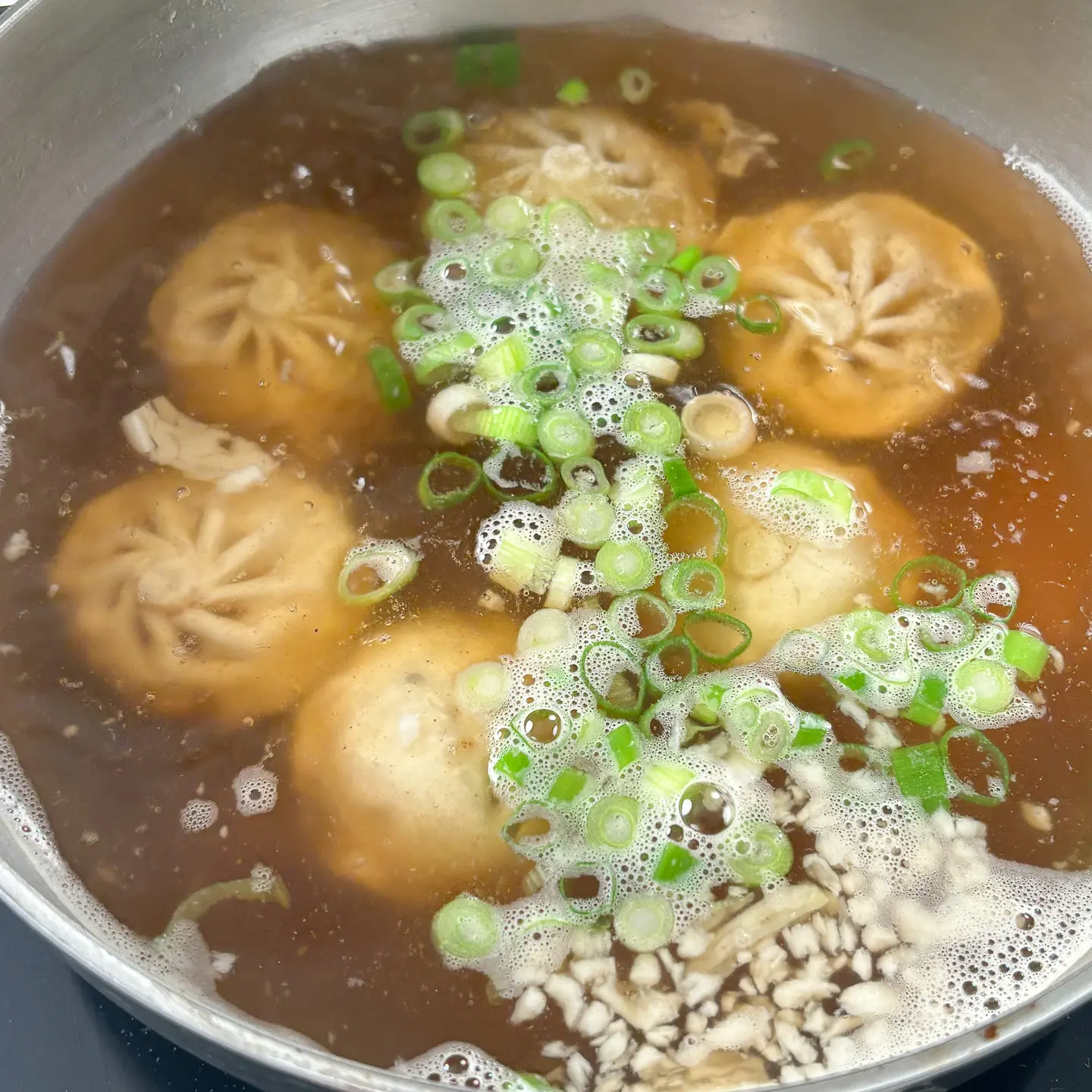 Easy Egg Mandu Soup: Korean Dumplings Soup with Egg (Mandu Guk) egg mandu soup