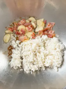 garlic butter Korean fried rice recipe