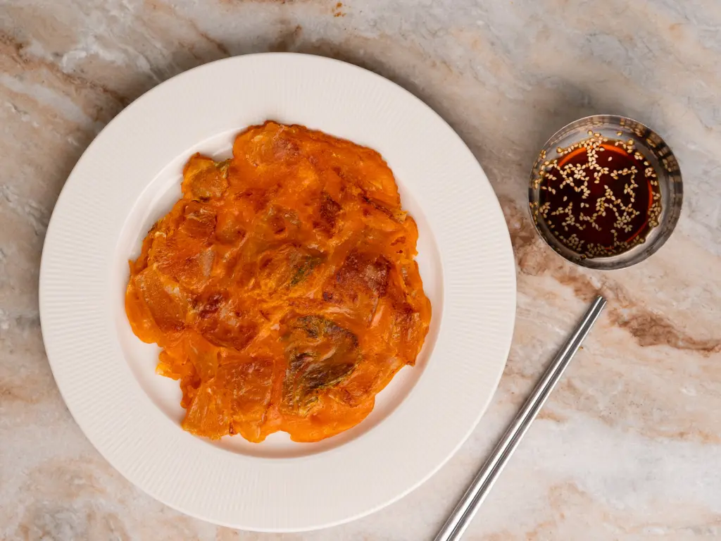 Korean kimchi pancake