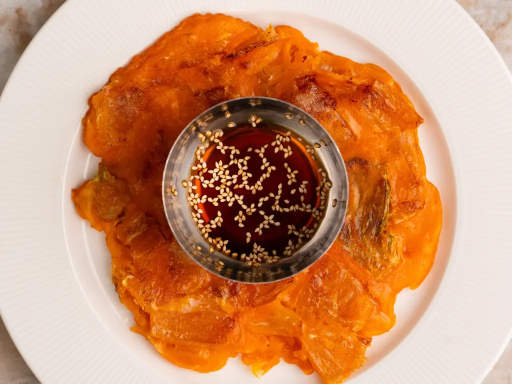 Korean kimchi pancake