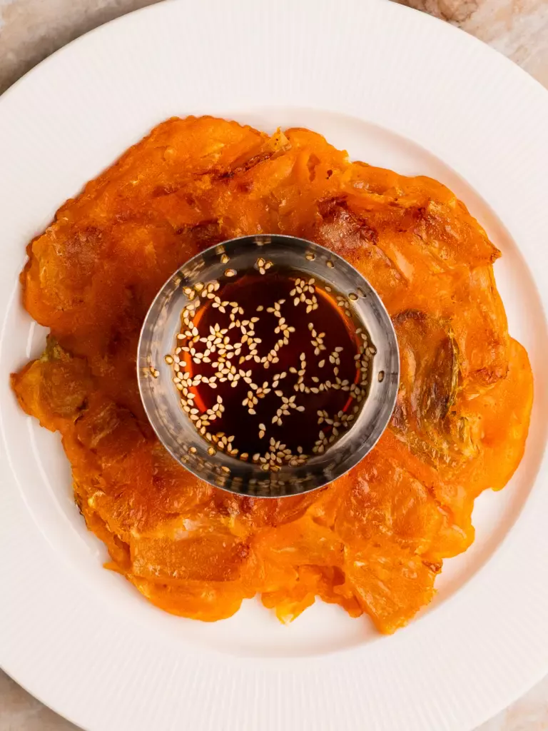 Korean kimchi pancake