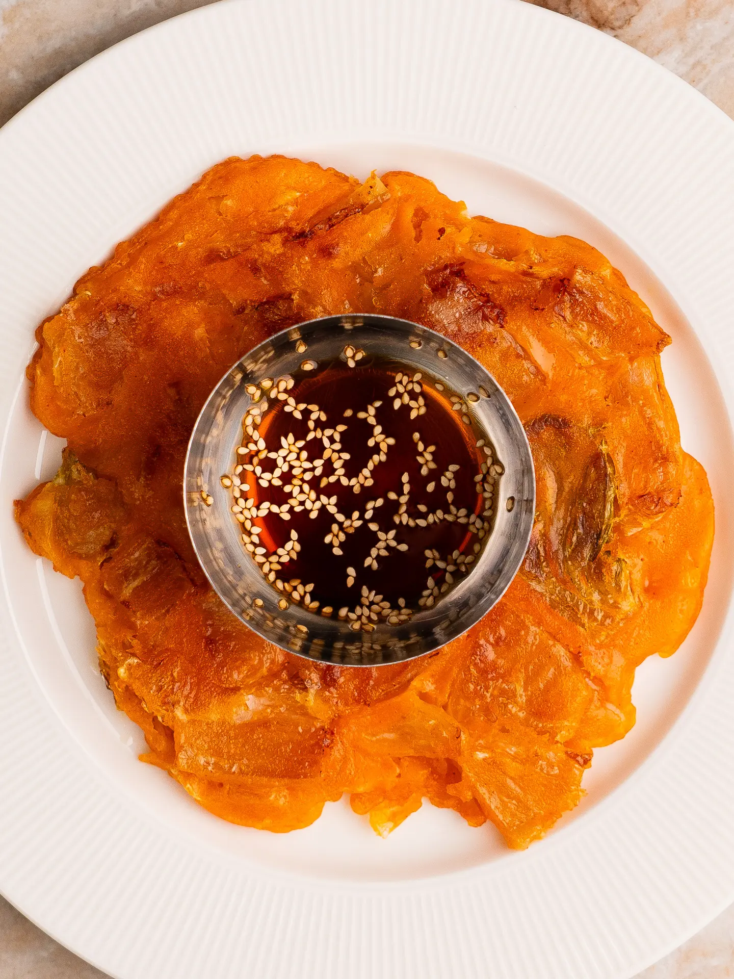 Korean kimchi pancake