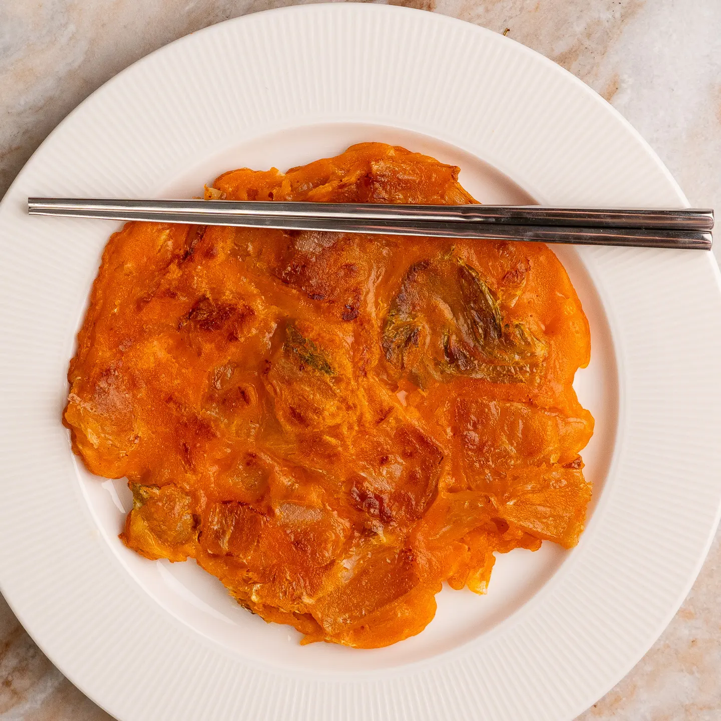 Korean kimchi pancake
