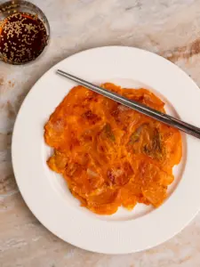 Korean kimchi pancake