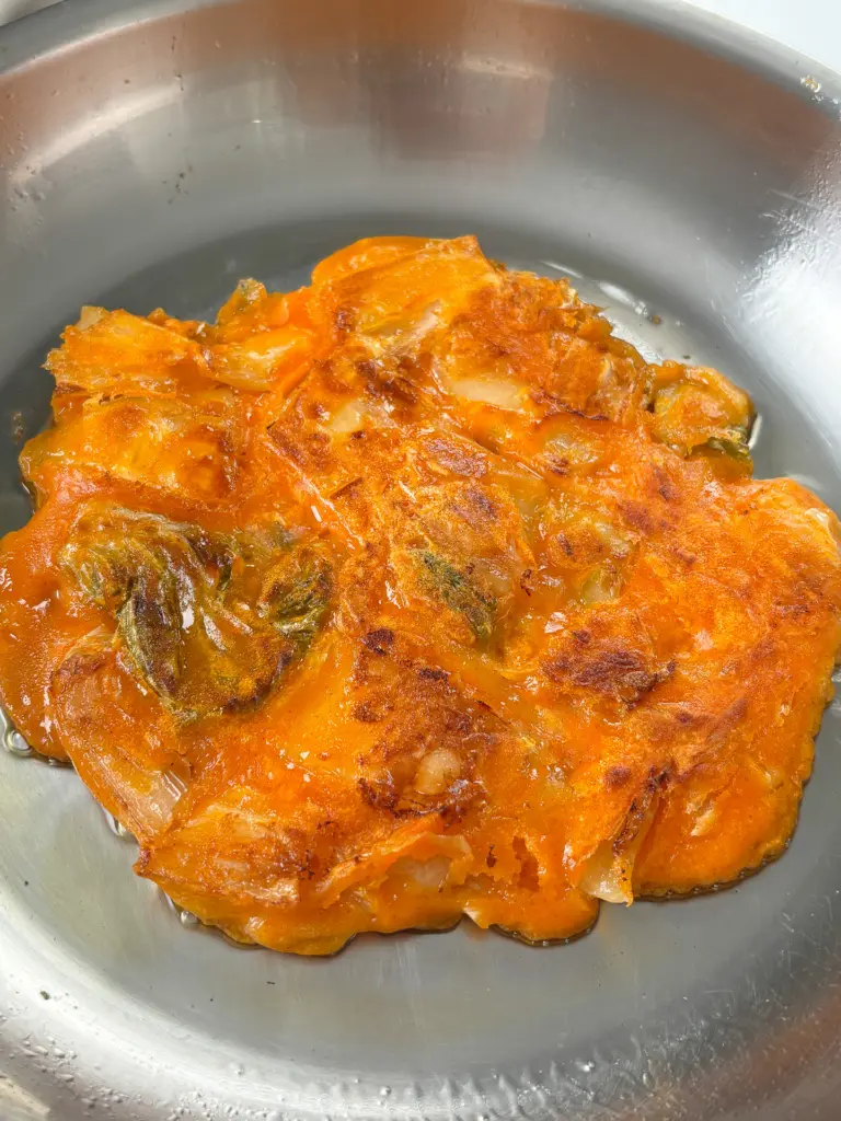 Korean kimchi pancake