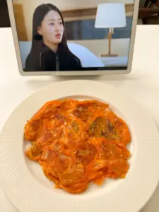 Korean kimchi pancake