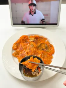 Korean kimchi pancake