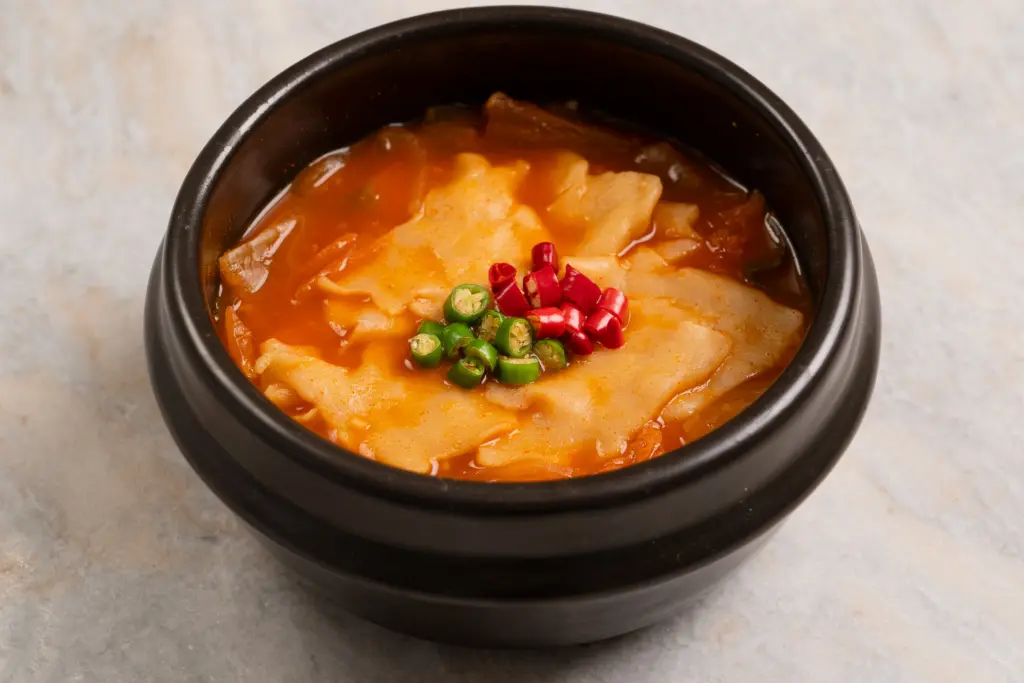 Easy Kimchi Sujebi by My Korean Mom: My Soul Food kimchi sujebi