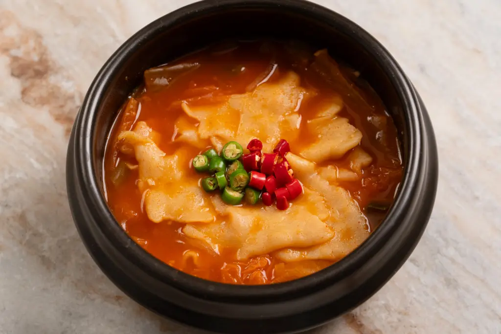Easy Kimchi Sujebi by My Korean Mom: My Soul Food kimchi sujebi
