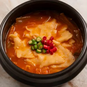 Easy Kimchi Sujebi by My Korean Mom: My Soul Food kimchi sujebi