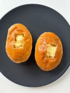 Coffee Bun with sweet coffee cream from Korean bakery