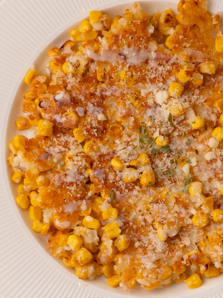Crispy Korean Corn Pancake - Easy Corn Fritters Corn pancake with sweet corn, like Korean corn fritters.