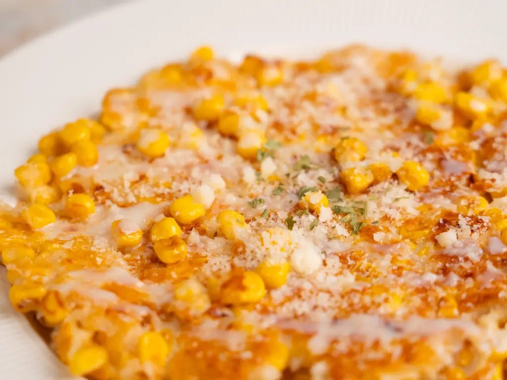 Crispy Korean Corn Pancake - Easy Corn Fritters Corn pancake with sweet corn, like Korean corn fritters.