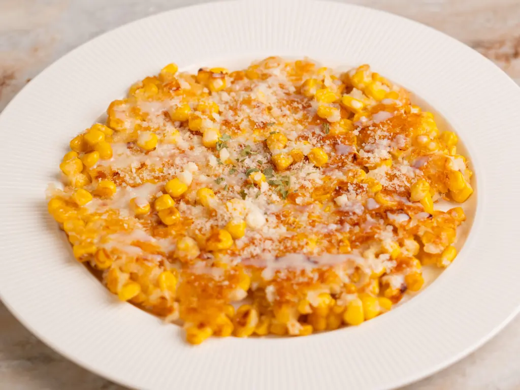 Crispy Korean Corn Pancake - Easy Corn Fritters Corn pancake with sweet corn, like Korean corn fritters.