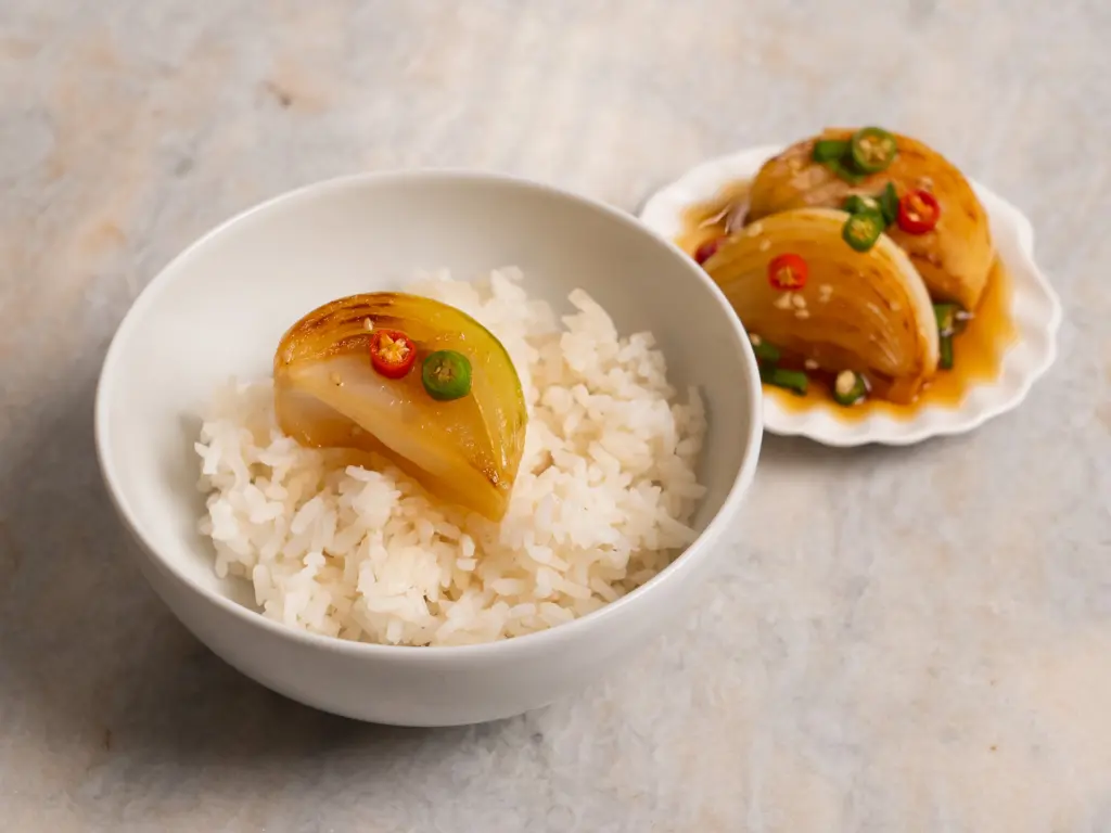 Korean Grilled Pickled Onions Banchan | Easy Jangajji Recipe pickled onions banchan