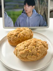 soboro bread, Korean bakery