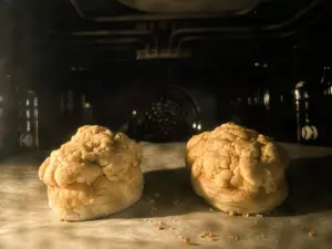 soboro bread, Korean bakery