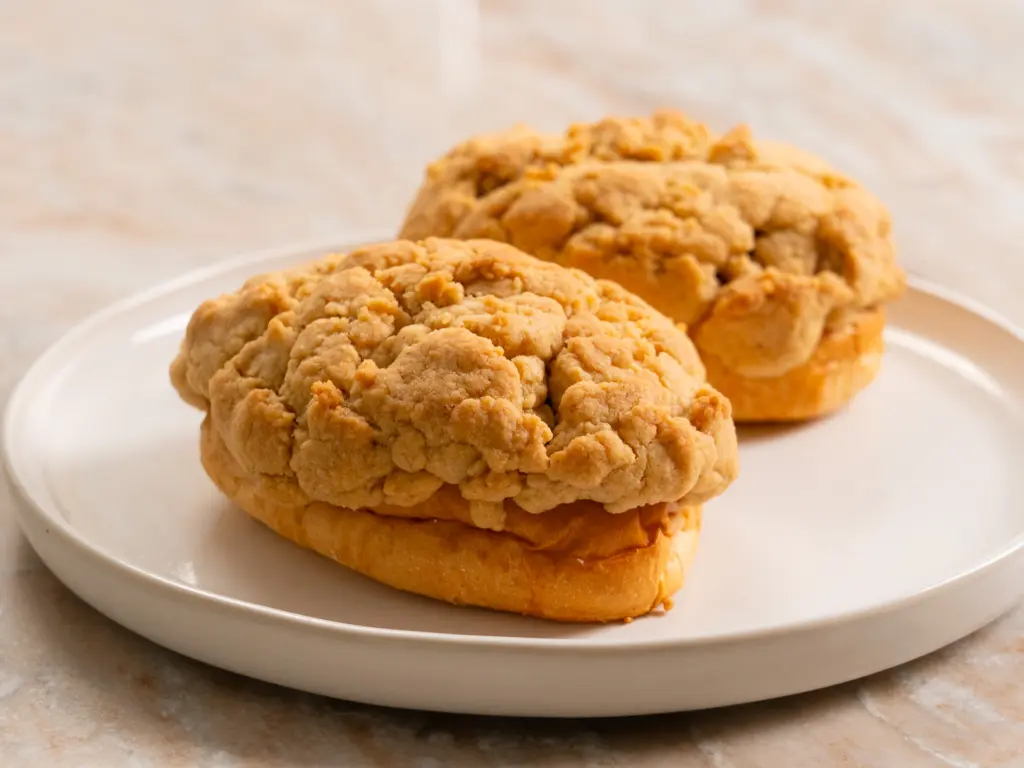 soboro bread, Korean bakery