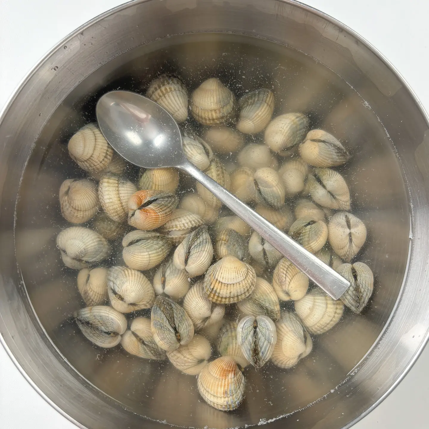 clam spinach doenjang soup