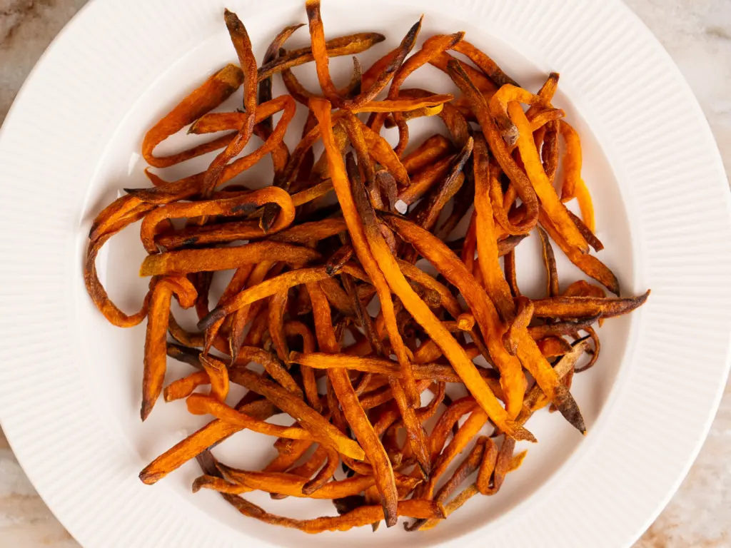 Korean sweet potato sticks in air fryer