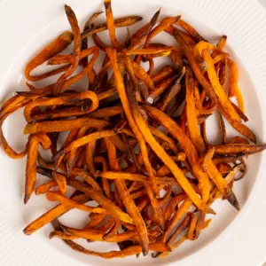 Korean sweet potato sticks in air fryer