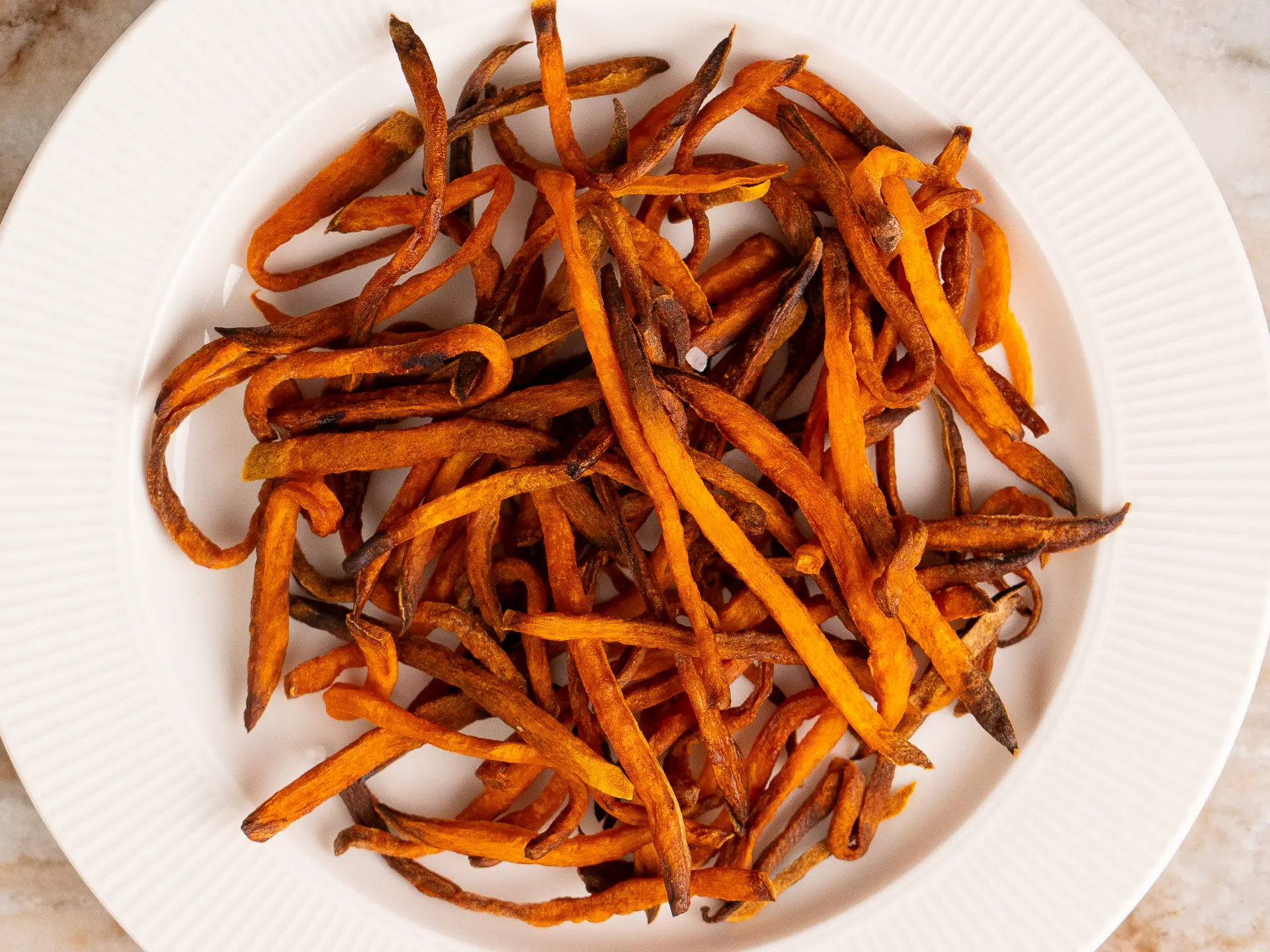 Korean sweet potato sticks in air fryer