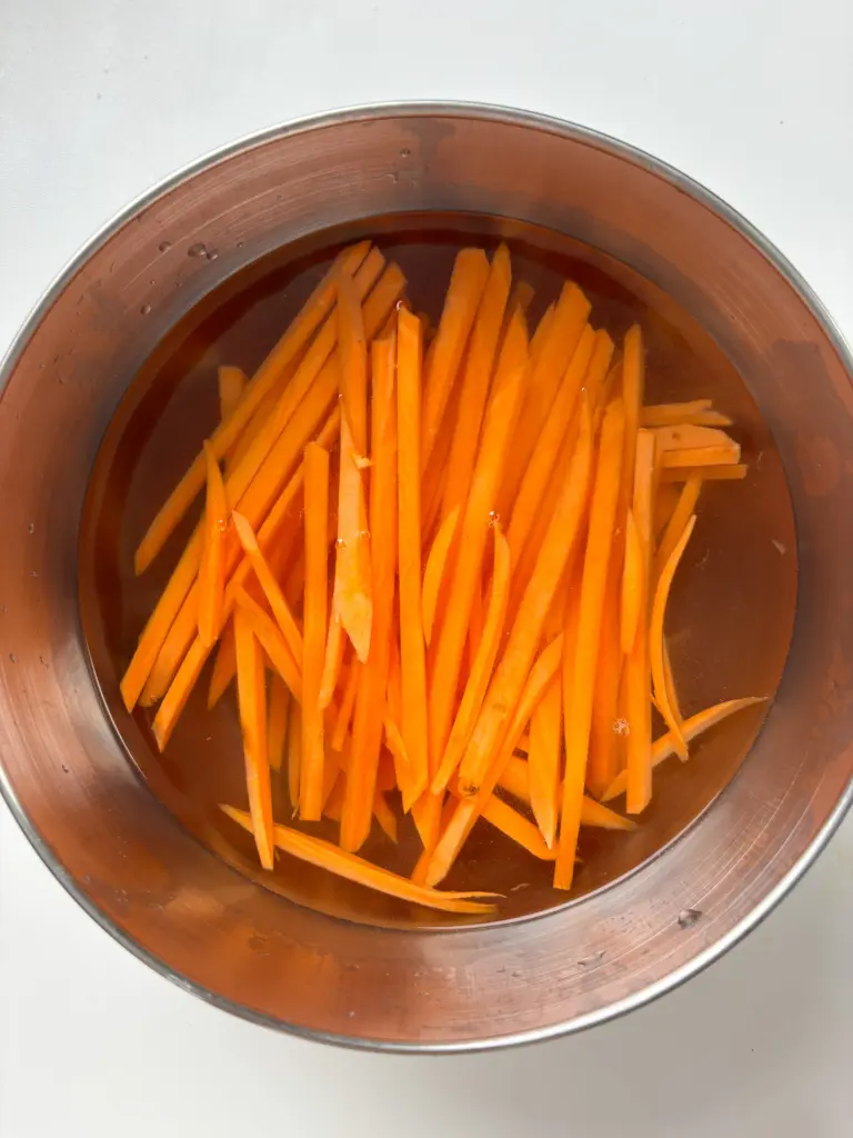 Korean sweet potato sticks in air fryer