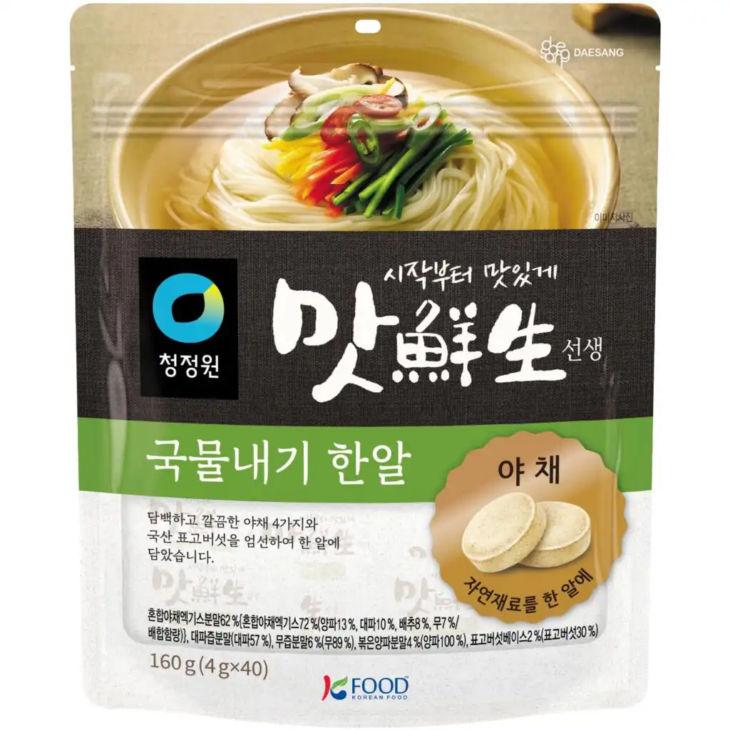 Korean vegetable stock