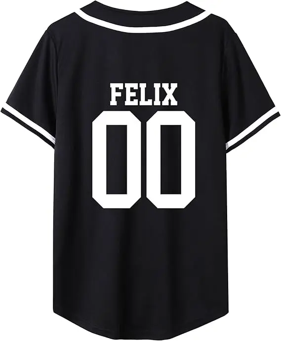 10 Stray Kids Felix’s Favorite Food - Korean Food Yongbok Loves SKZ felix merch, bbokari baseball jersey
