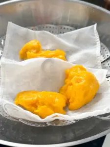 pumpkin injeolmi, hobak tteok