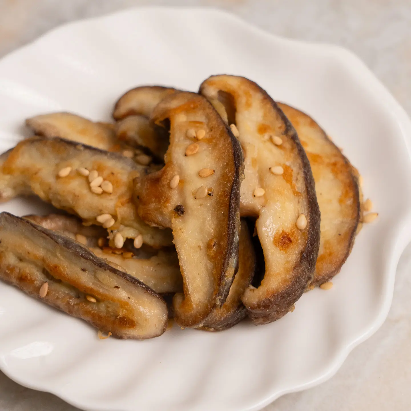Korean Shiitake Mushroom Banchan: Best Pyogo Beoseot Bokkeum shiitake mushroom banchan, stir fried mushroom